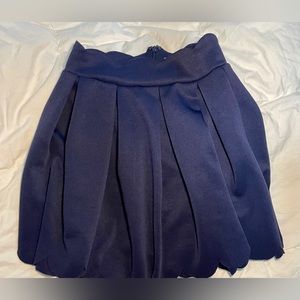Blue Mini Skirt